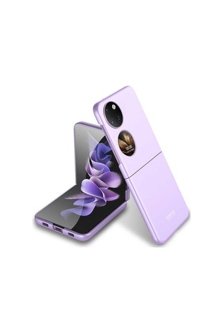 Huawei P50 Pocket Kılıf Mat Görünümlü Ultra İnce Sert Kıpta Kapak