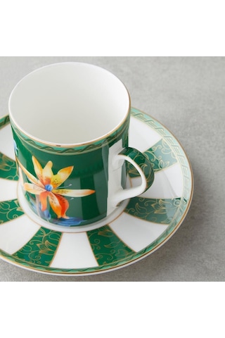 Bk Gift Emberlyn New Bone China 4 Parça 2 Kişilik Kahve Fincan Takımı 90 Ml Yeşil Şık Sunum Fincan Seti Kobitmeyencom36718 Bk Gift Diğer