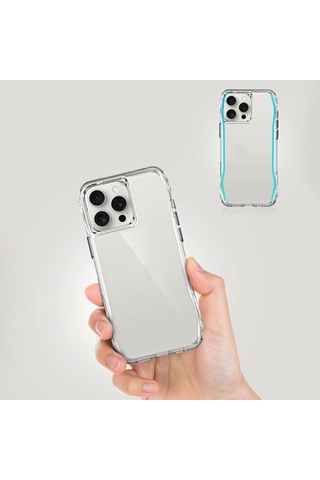 Apple Uyumlu iPhone 16 Pro Max Kılıf Airbagli Şeffaf Redclick İncek Kapak