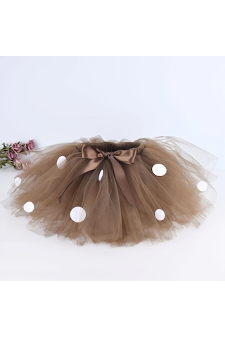 Kızlar Tutu Etek Çocuklar Cosplay Kabarık Kahverengi Geyik