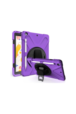 Apple Uyumlu iPad 5 Air 9.7 Kılıf Amazing Tablet Kapak - Mor Tdrtr