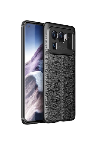 Xiaomi Mi 11 Ultra Kılıf Zore Niss Silikon Kapak Siyah