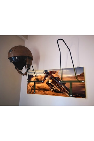 Özel Fotoğraflı Kask Askısı, Motorcu Kask Askısı, Personalv20