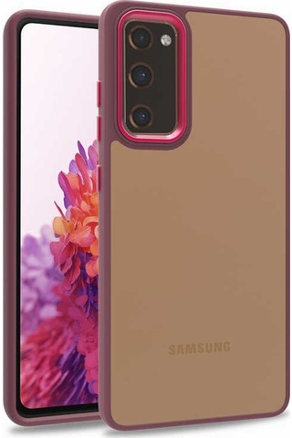 Galaxy S20 Fe Kılıf Zore Flora Buton,Kenar Çevresi Renkli Kılıf