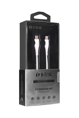 S-link Sw-c115 1m Type-c To Lightning Data Ve Şarj
