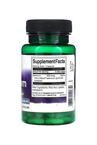 Albion Selenyum Kompleksi, 200 Mcg, 90 Kapsül