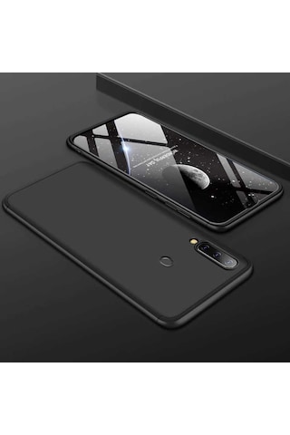 Samsung Uyumlu Galaxy A20S Kılıf Zore Ays Kapak-Siyah