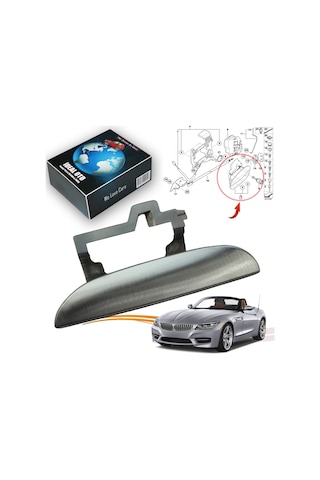 Bmw Z4 E85 2002-2009 Metal Sol Dış Kapı Kolu