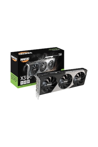 Inno3d Rtx5070ti X3 Oc 16gb 256bit Gddr7 3x Dp, Hdmı, Dlss 4, Nvıdıa Reflex 2 N507t3-16d7x-176068n Ekran Kartı