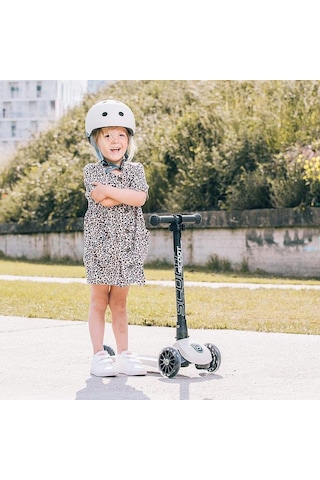 Scoot And Ride Helmet Çocuk Kaskı S-M Açık Gri 190605-96367