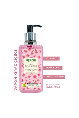 Agarta Doğal 500 ML Japon Kiraz Çiçeği Sıvı Sabun