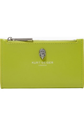 Kurt Geiger Bond Bifold Deri Cüzdan Yeşil