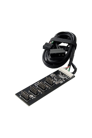 9 Pin Anakart Usb 2.0 Çoklayıcı Usb Hub 4 Erkek 9 Pin Uzatma Adaptörü