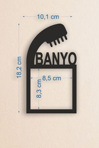 Pey Aksesuar Banyo Ahşap Priz Çerçevesi 18 X 15