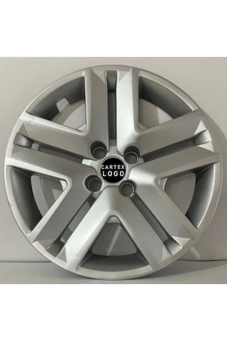 16'' Inç Renault Clio 5 Uyumlu Kırılmaz Jant Kapağı 4 Adet - Kırılmaz Esnek - Amblem Hediyeli