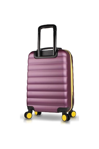 My Valice Colors Abs Küçük Kabin Boy Mürdüm Valiz Mürdüm