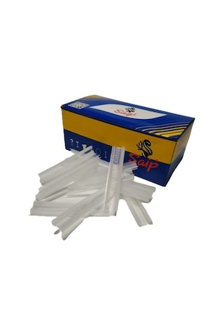 Saip Etiketleme Plastiği Kılçık Şeffaf 35 MM 10.000'li