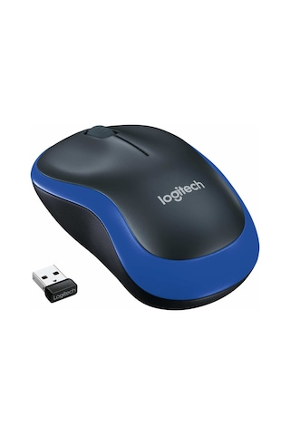 Logıtech M185 Kablosuz Mouse Mavi - Siyah