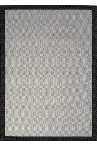Mess Modern Dekoratif Yumuşak Dokulu Sisal Halı 3946 Gri Siyah Çok Renkli