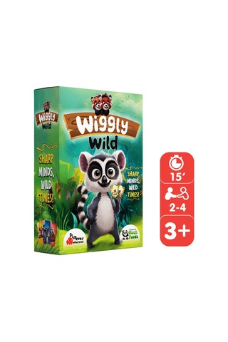 Playever Wiggly Wild, Renk Ve Sayı Eşleştirme Kart Oyunu 3-6 Yaş