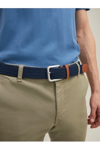 Jack & Jones Jacsprıng Woven Belt Noos Erkek Lacivert Kemer - 12118114 Navy Blazer