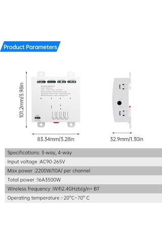 Ewelink 4 Kanal Kuru Kontak Wifi Modül