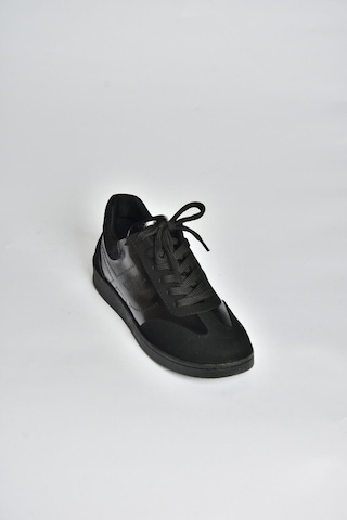 Fox Shoes V820104802 Siyah Süet Spor Ayakkabı Sneakers Siyah
