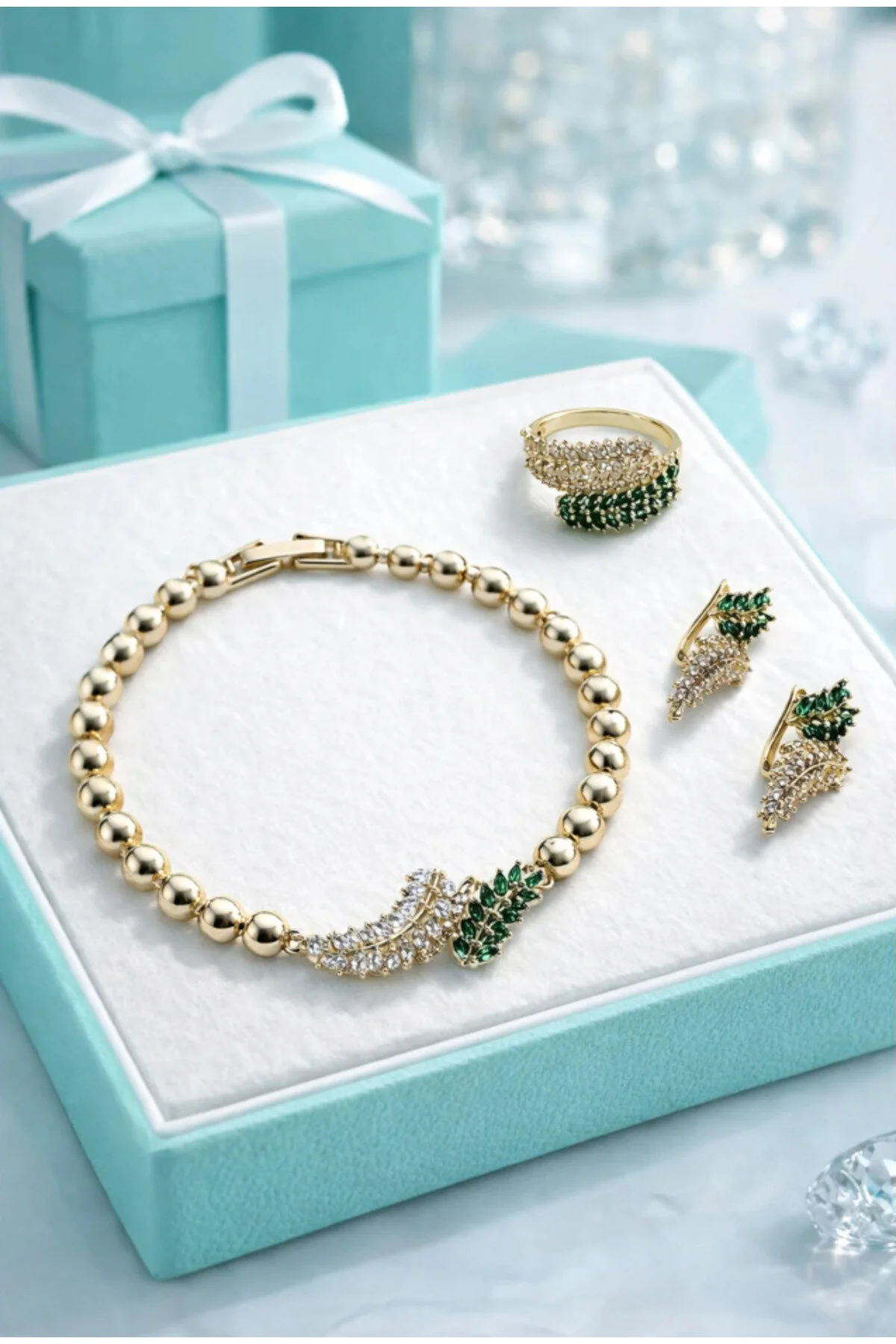 Banum Luxury Çelik Modern 4 Set Çok Renkli