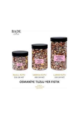 Tuzlu Yer Fıstık Osmaniye Yerli Jumbo İri Boy 250 Gr. 250 G