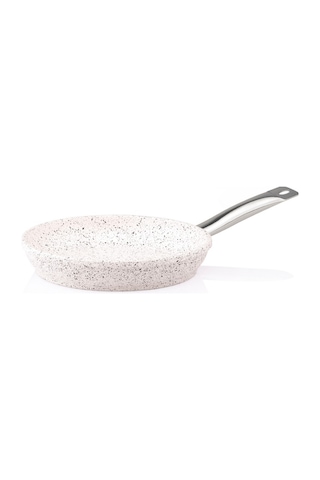 Taç Aksu Granit Döküm Tava 26 CM Beyaz