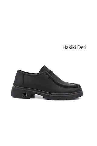 Gönderi R Kadın Siyah Bağcıklı Hakiki Deri Comfort Ayakkabı Ddza55945532 Siyah
