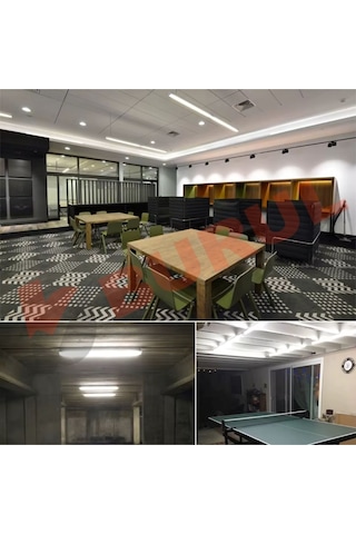 Sb-6527 30 Cm Beyaz Led Bant Armatür Floresan Aç Kapa Butonlu Ve Fişli