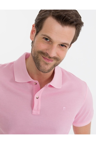 Pierre Cardin Erkek Pembe Basic Tişört 50262665-Vr041 Pembe