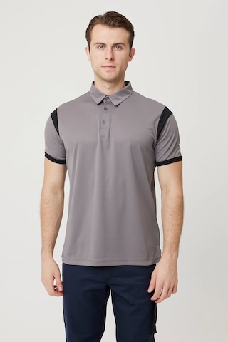 Armadillo Allium Polo Yaka Tişört K.gri-siyah