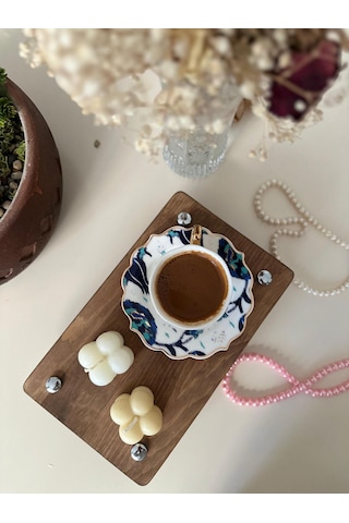 Sammwood Lüks Doğal Ahşap Sunumluk , Ahşap Ayaklı Sunumluk , Orga