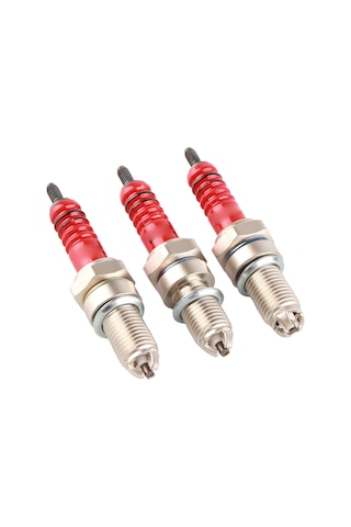Konesam 3 Adet Kırmızı Üç Elektrotlu Motor İğnesi - Cg 125-200cc, Cf250 İçin Yüksek Performans, Yakıt Verimliliği Ve Emisyon Azaltma