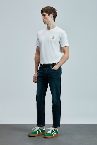 Lufian Pele Smart Jean Erkek Pantolon Slim Fit Mavi Mavi 111200194100300 Mavi