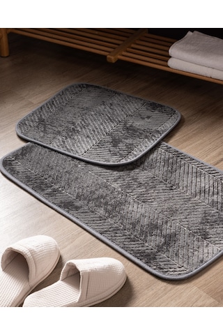 Madame Coco Eze Banyo Paspası - Antrasit 8684427050798 Grey