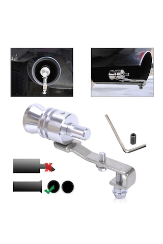 Oto Araç Egzoz Islığı Turbo Islık Sesi Veren Egzoz Aparatı Islık Sesi