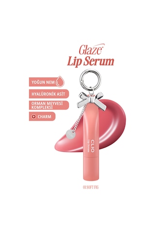 Clıo Glaze Lip Serum 01 Soft Fig