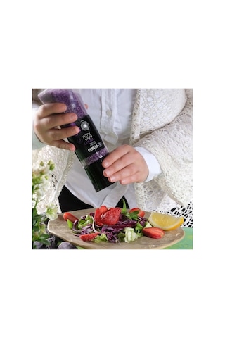 Efsina Violet Kaya Tuzu Sofrada Öğütme Değirmenli Gurme Tuz 400 G