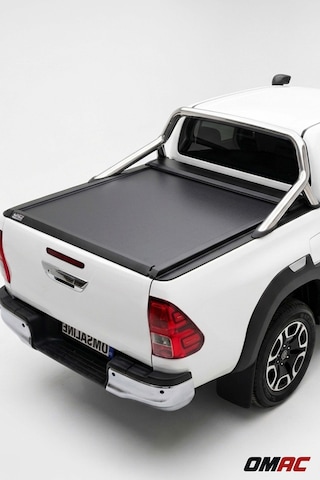 Mitsubishi L200 2019-2023 Uyumlu Araca Özel Omback Sürgülü Bagaj Kapama Siyah