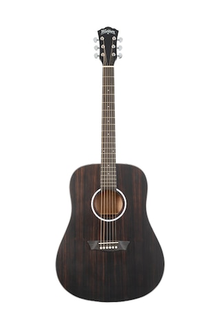 Washburn Dfed Deep Forest Ebony Akustik Gitar Profesyonel - Dreadnought Kasa Egzotik Abanoz Üst Kapak, Okoume Arka Ve Yanlar, Mat Bitiş, Derin Ve Sıcak Ton Ölçüler: 648 Mm Skala Uzunluğu