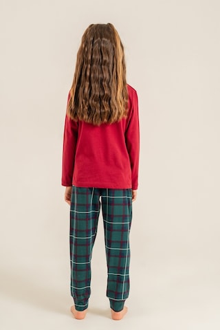 Arnetta Holidays Party Anne Kız Bordo Uzun Kol Pijama Takım Ar3732-a-v1 Ar3732-a-v1
