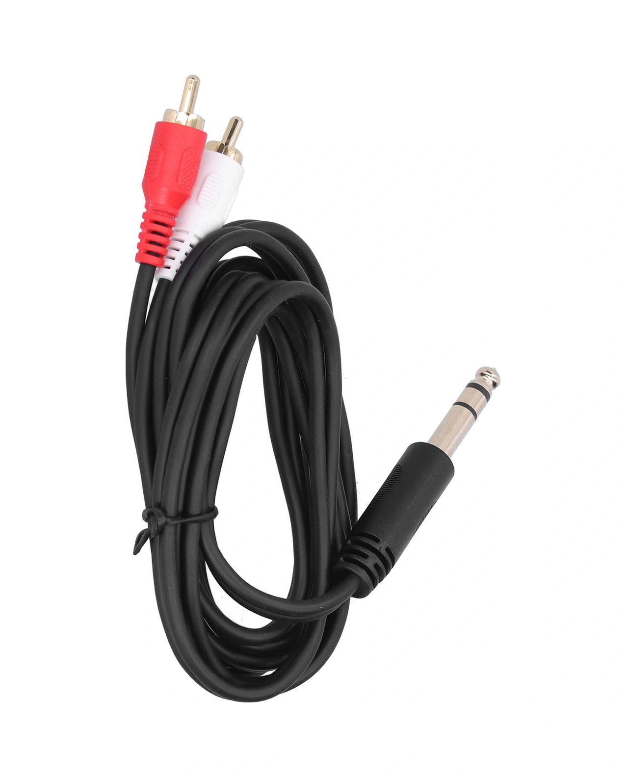 Shineyee 1.5 Metre Uzunlukta 6.35mm Erkekden Çift Rca Erkeğe Ses Kablosu - Mikser Ve Hoparlör Bağlantısı İçin Kaliteli Pvc + Bakır Malzeme