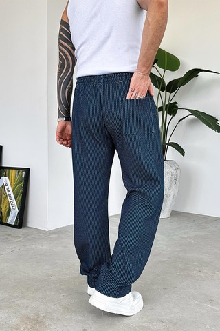 İndigo Chill Zone Baggy Pantolon İndigo