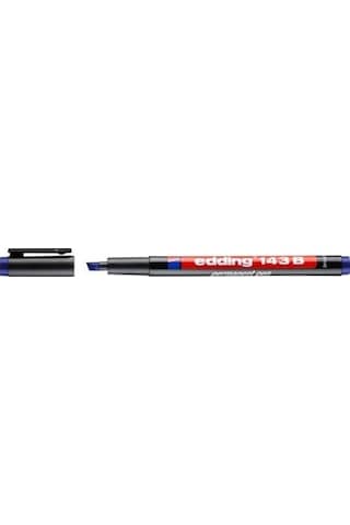 Edding 143b Asetat Kalemi 10'lu Paket Mavi