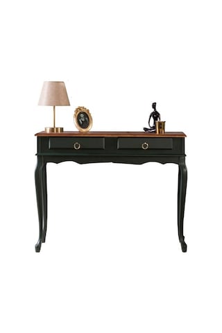 Wooding 100 Cm Çekmeceli Masif Siyah Ceviz Antre Dresuar Siyah