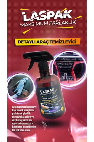 Laspak Araç İçi Detay Temizleme Sprey 500 Ml 1 Adet