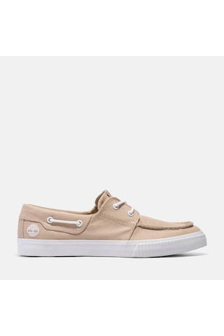 Timberland Erkek Light Beige Canvas Bej